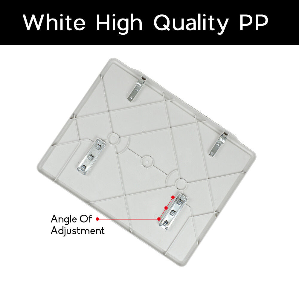 Adjustable Foldable Laptop Table Tray Steel MDF V178-66704