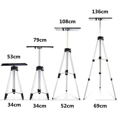 Adjustable Aluminium Laptop Projector Tripod Stand 52-140cm V178-66705