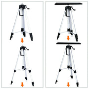 Adjustable Aluminium Laptop Projector Tripod Stand 52-140cm V178-66705
