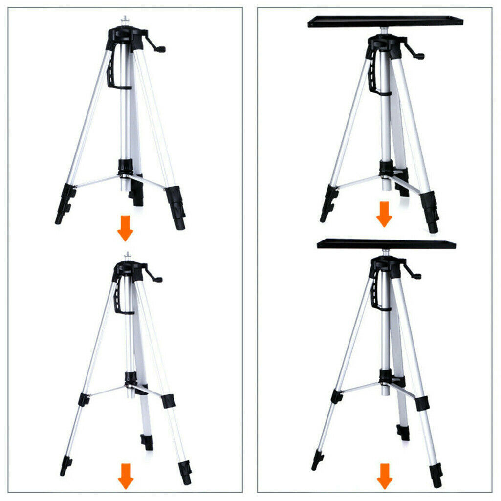 Adjustable Aluminium Laptop Projector Tripod Stand 52-140cm V178-66705