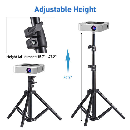 Portable Adjustable Laptop Projector Stand Tripod with Tray V178-66706