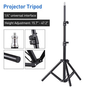 Portable Adjustable Laptop Projector Stand Tripod with Tray V178-66706