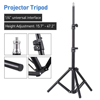 Portable Adjustable Laptop Projector Stand Tripod with Tray V178-66706