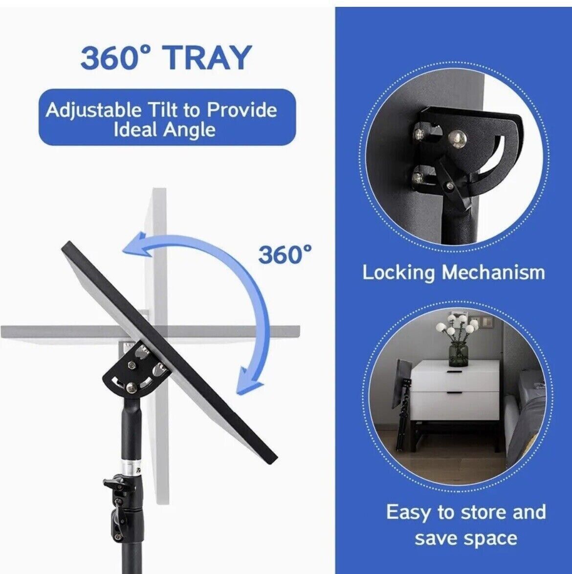 Adjustable Tripod Stand for Projector & Laptop 22-55 Portable V178-66707