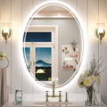 500x700mm LED Bathroom Mirror Oval Dimmable Anti-Fog V178-66711