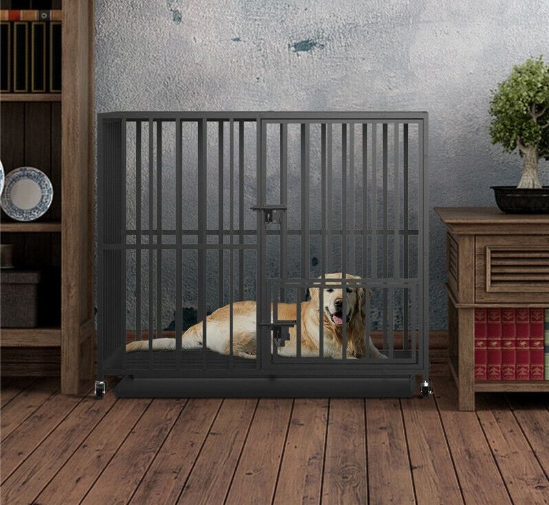 38 Heavy Duty Dog Cage Large XL XXL Pet Kennel on Wheels V178-66726