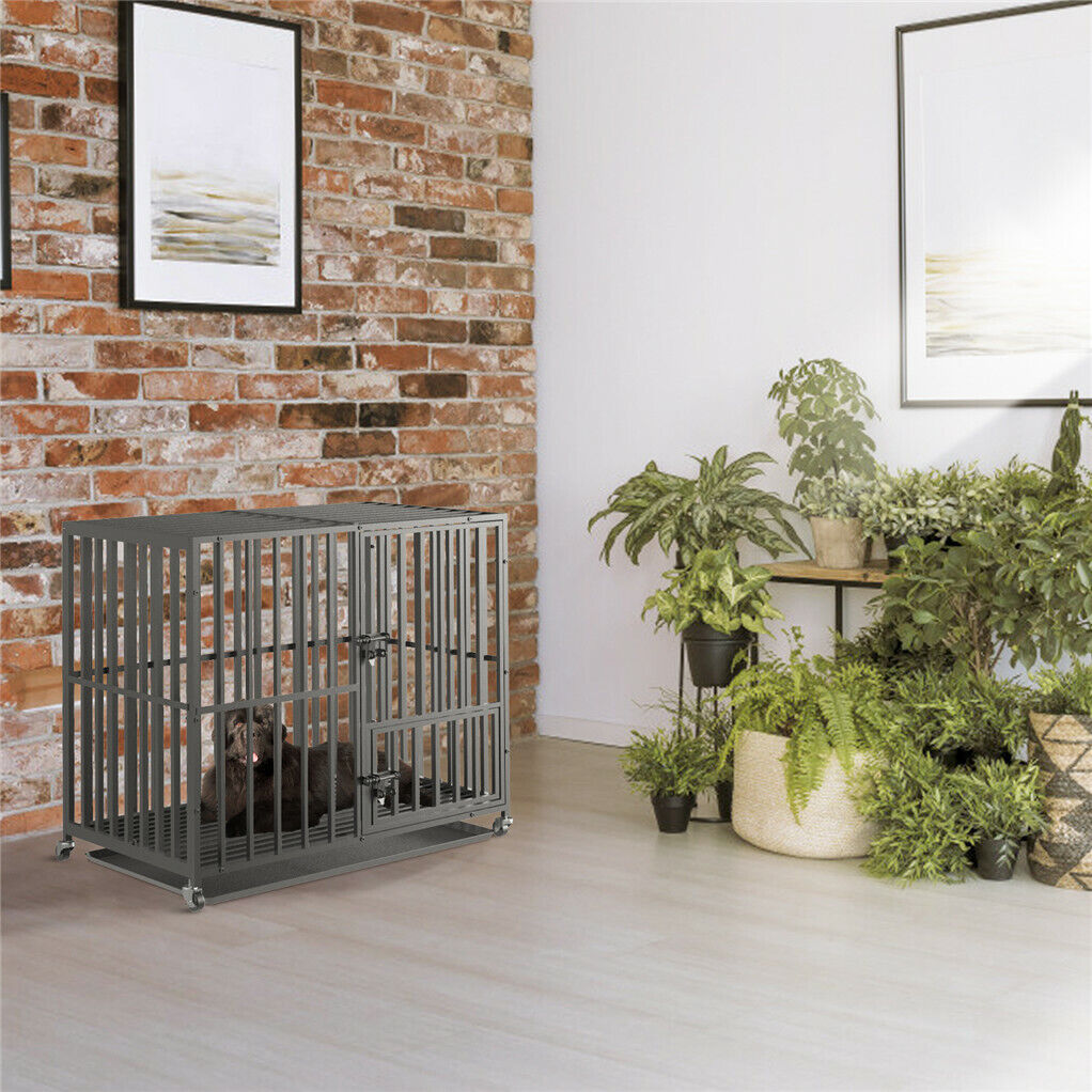 38 Heavy Duty Dog Cage Large XL XXL Pet Kennel on Wheels V178-66726