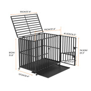 38 Heavy Duty Dog Cage Large XL XXL Pet Kennel on Wheels V178-66726