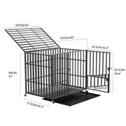 42 XL Heavy Duty Dog Cage Playpen Kennel w/ Wheels V178-66727