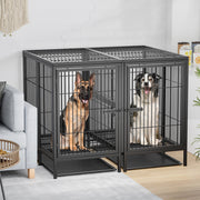 52 XXXL Heavy Duty Dog Cage Large Breed Kennel on Wheels V178-66729