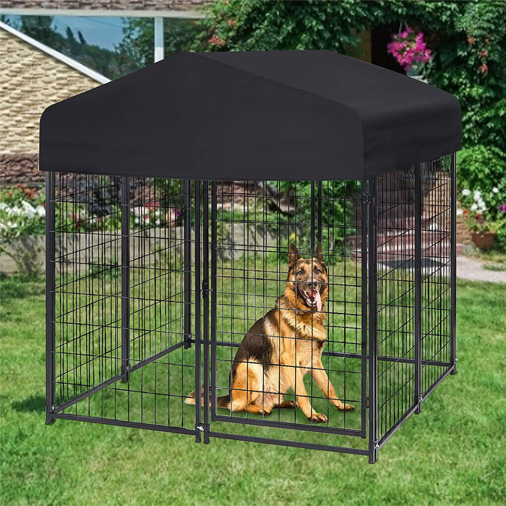 Extra Large Welded Wire Dog Kennel Outdoor Heavy Duty Crate Cage V178-66730