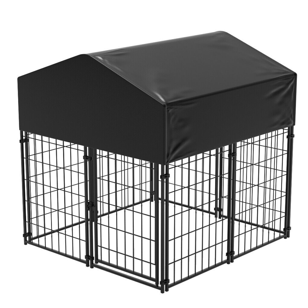 Extra Large Welded Wire Dog Kennel Outdoor Heavy Duty Crate Cage V178-66730