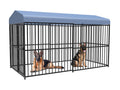 Pawhub Heavy Duty Dog Cage Black Metal Kennel Indoor Outdoor 3M V178-66731