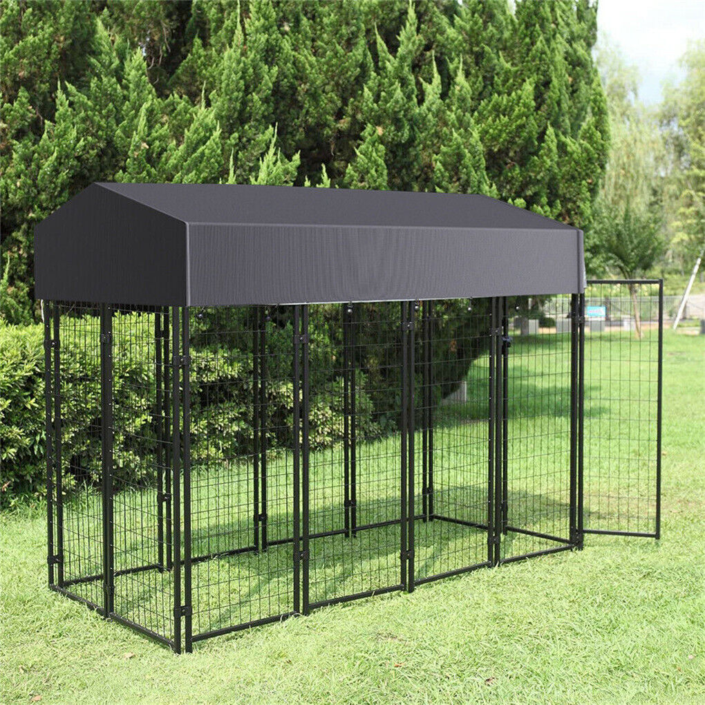Large Outdoor Dog Kennel 250x120x165cm Pet Cage with Roof V178-66734