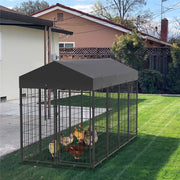 Large Outdoor Dog Kennel 250x120x165cm Pet Cage with Roof V178-66734