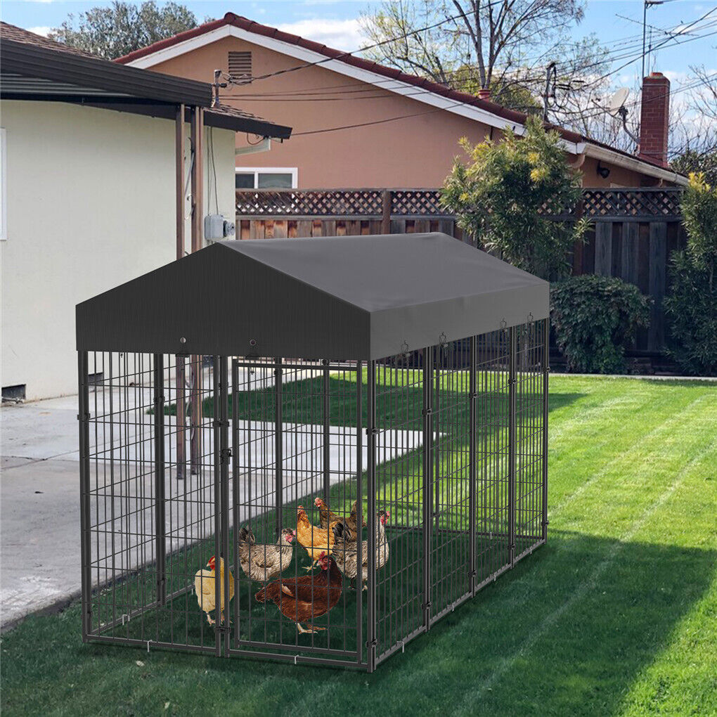 Large Outdoor Dog Kennel 250x120x165cm Pet Cage with Roof V178-66734