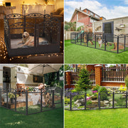 HeavyDuty Metal Dog Playpen w/ Waterproof Border V178-66735