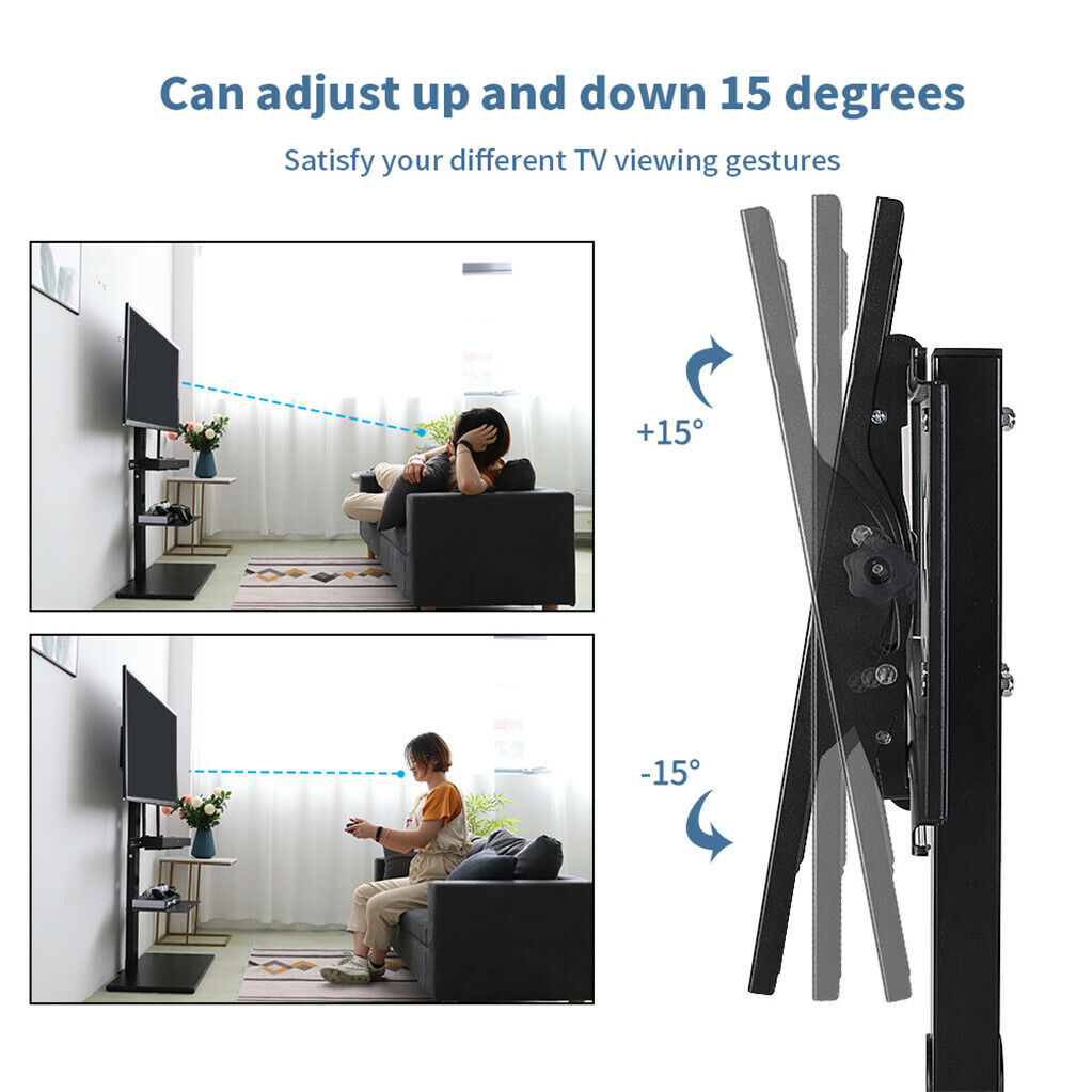 TV Stand Base Swivel Mount 32-65 inch Adjustable Height V178-66740
