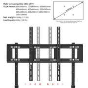 TV Stand Base Mount Bracket Swivel for 32-100 LED LCD V178-66742
