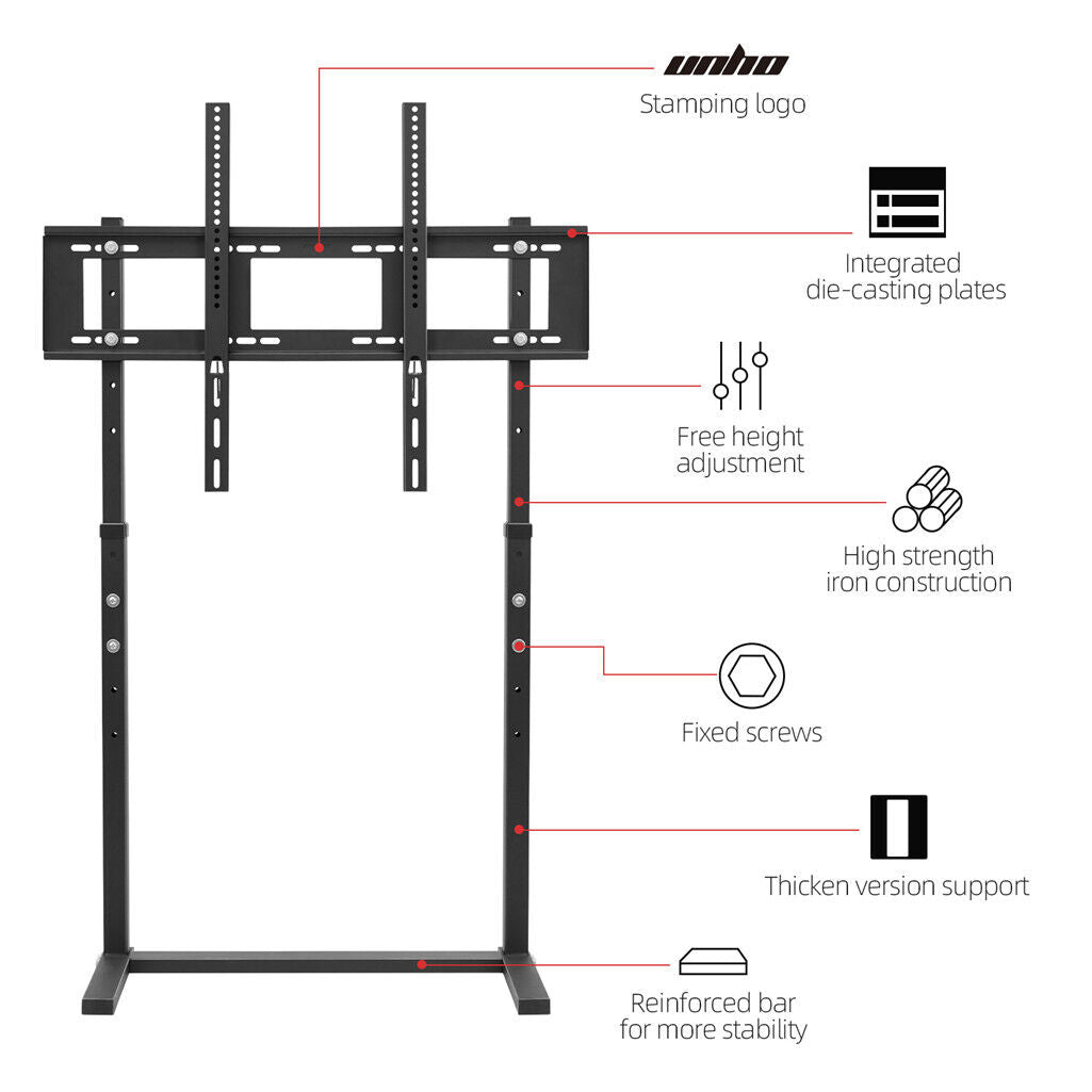 TV Stand Base Mount Bracket Swivel for 32-100 LED LCD V178-66742