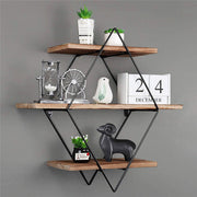 Vintage Rustic Wooden Floating Shelves V178-66743