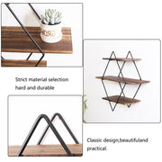 Vintage Rustic Wooden Floating Shelves V178-66743