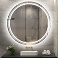 60cm LED Bathroom Mirror Anti-fog Circle Backlit HD V178-66748