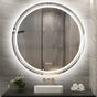 60cm LED Bathroom Mirror Anti-fog Circle Backlit HD V178-66748