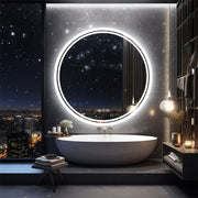60cm LED Bathroom Mirror Anti-fog Circle Backlit HD V178-66748