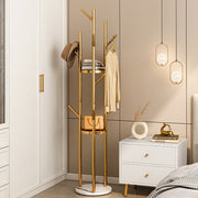 Marble & Metal Coat Rack Stand Heavy Duty V178-66751