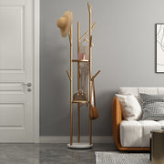 Marble & Metal Coat Rack Stand Heavy Duty V178-66751