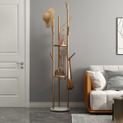 Marble & Metal Coat Rack Stand Heavy Duty V178-66751