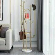 Marble & Metal Coat Rack Stand Heavy Duty V178-66751