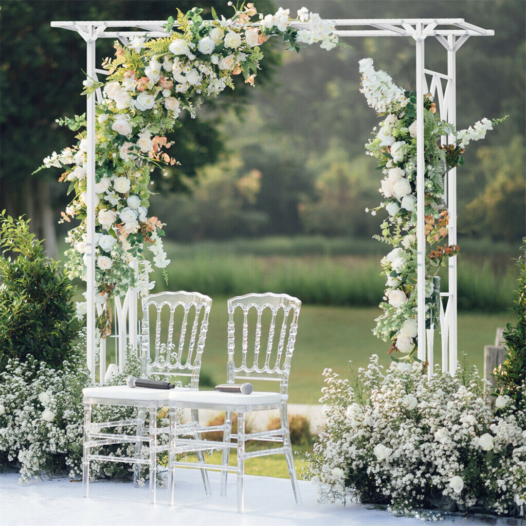 Stereoscopic Metal Garden Arch Arbor Wedding Pergola Trellis V178-66753