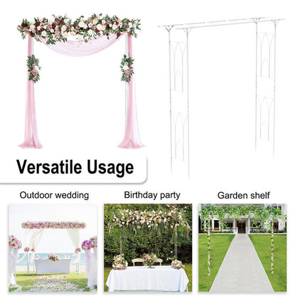 Stereoscopic Metal Garden Arch Arbor Wedding Pergola Trellis V178-66753