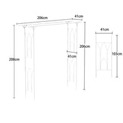 Stereoscopic Metal Garden Arch Arbor Wedding Pergola Trellis V178-66753