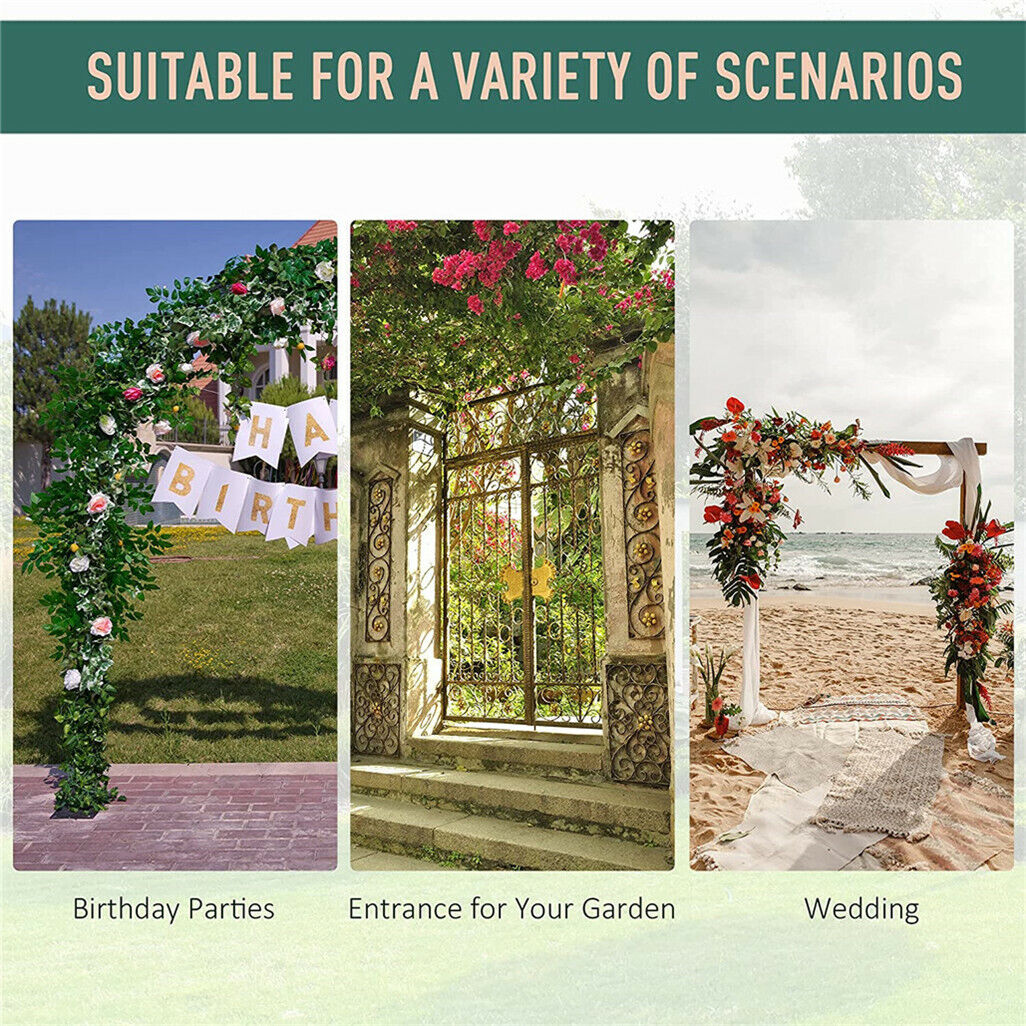 Stereoscopic Metal Garden Arch Arbor Wedding Pergola Trellis V178-66753