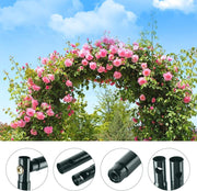 Metal Garden Arch Trellis Iron Plant Support Outdoor Climbing V178-66754