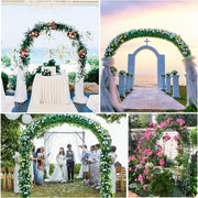 Metal Garden Arch Trellis Iron Plant Support Outdoor Climbing V178-66754