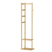 Bamboo Coat & Hat Rack Stand Shoe Shelf Thicken Wooden Hanger V178-66758