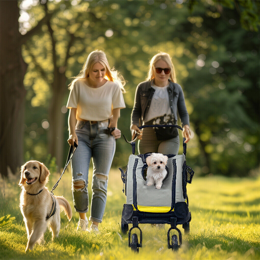 Dog Stroller Car Mounted Outdoor Pet Cart V178-66761