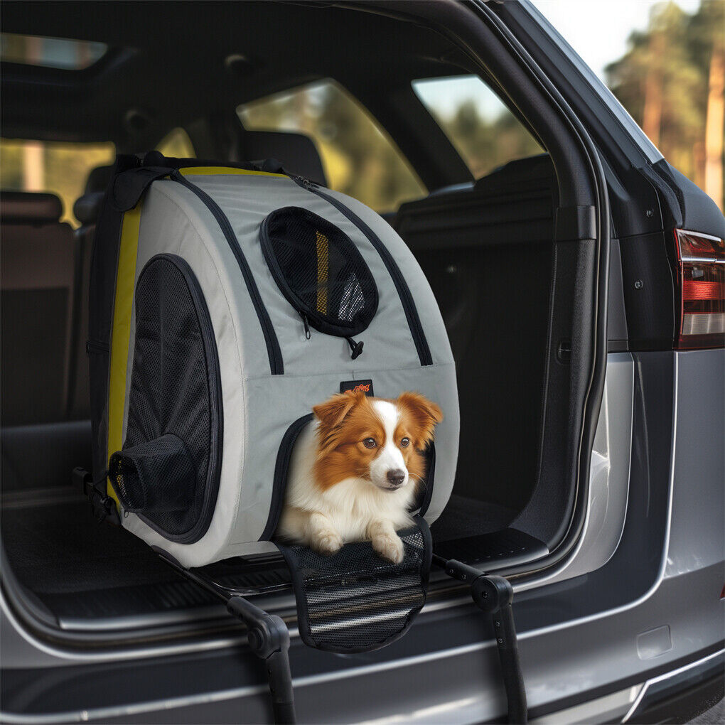 Dog Stroller Car Mounted Outdoor Pet Cart V178-66761