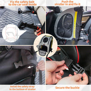 Dog Stroller Car Mounted Outdoor Pet Cart V178-66761