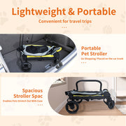 Dog Stroller Car Mounted Outdoor Pet Cart V178-66761