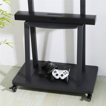 32-80 Rolling TV Stand with 2-Tier Shelf Adjustable Mount V178-66763