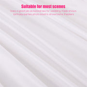 3x3m White Stage Curtain Backdrop V178-66767