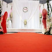 3x6m White Stage Curtain Backdrop V178-66768