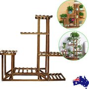5-Tier Wooden Plant Stand Flower Display Shelf Indoor Outdoor Garden V178-66769