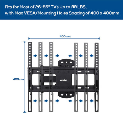 Full Motion TV Wall Mount Bracket 27-55 for Samsung TCL Hisense V178-66772