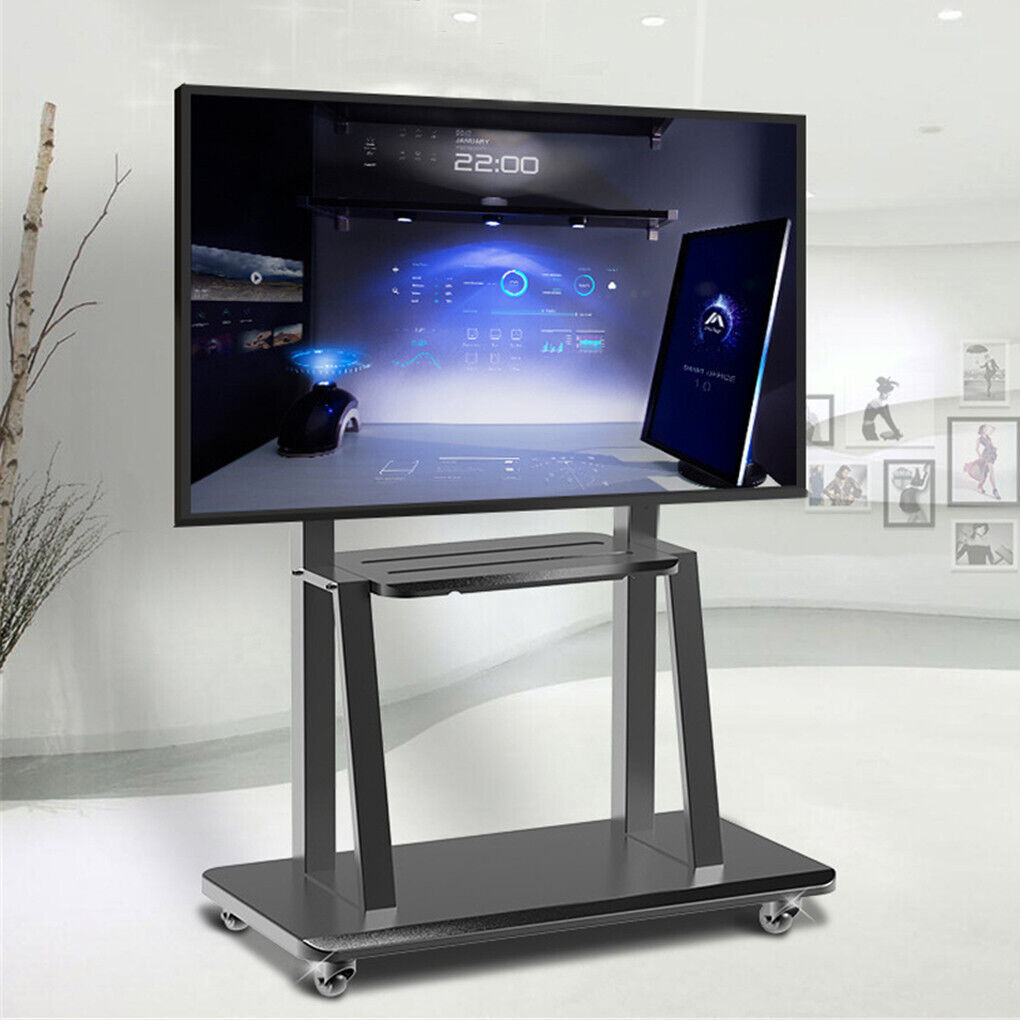 32-100 Heavy Duty TV Wall Mount with Shelf & Wheels V178-66773
